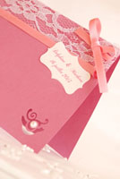 Faire-part mariage R&eacute;tro Romantique