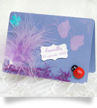 Faire-part naissance No&eacute;mie